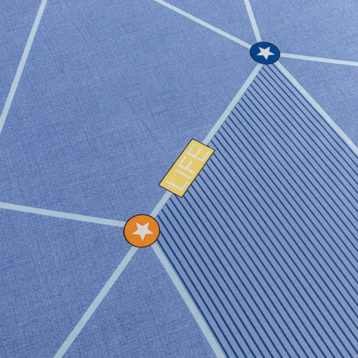 91家纺网 家纺一手货源 找家纺 伊而梦 2023新款全棉磨毛印花四件套系列单品床单 奇趣世界