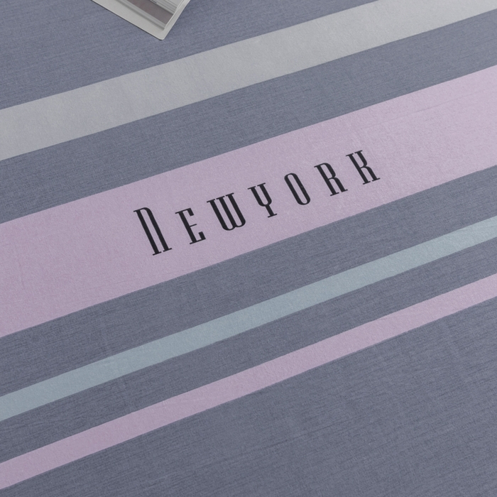 91家纺网 家纺一手货源 找家纺 伊而梦 2023新款全棉磨毛印花四件套系列单品床单 乔纳森-蓝