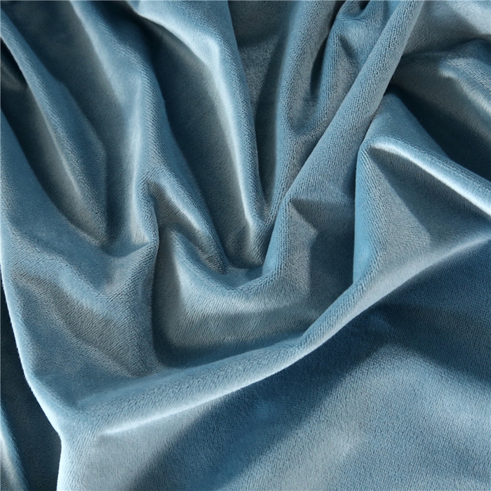 91家纺网 家纺一手货源 找家纺 胜权家纺 2023新款牛奶绒纯色夹棉单床裙单件保暖三件套席梦思床护垫 唯美-烟雾兰