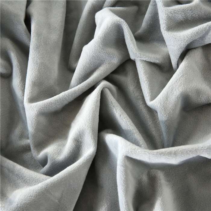 91家纺网 家纺一手货源 找家纺 胜权家纺 2023新款牛奶绒纯色夹棉单床裙单件保暖三件套席梦思床护垫 唯美-冰川灰