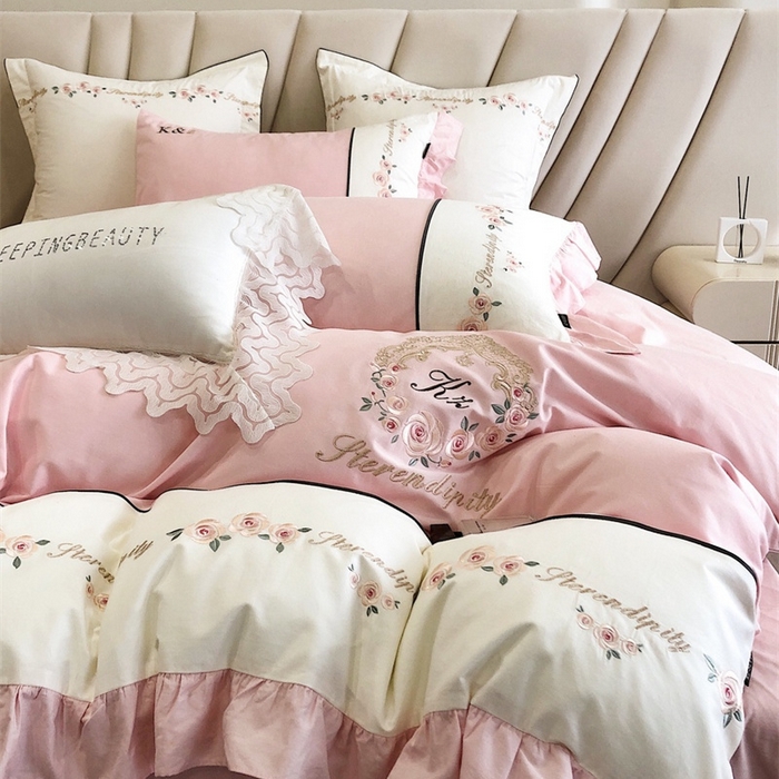 91家纺网 家纺一手货源 找家纺 （总）卡姿家纺 2023新款秋冬优雅刺绣—爱尔莎