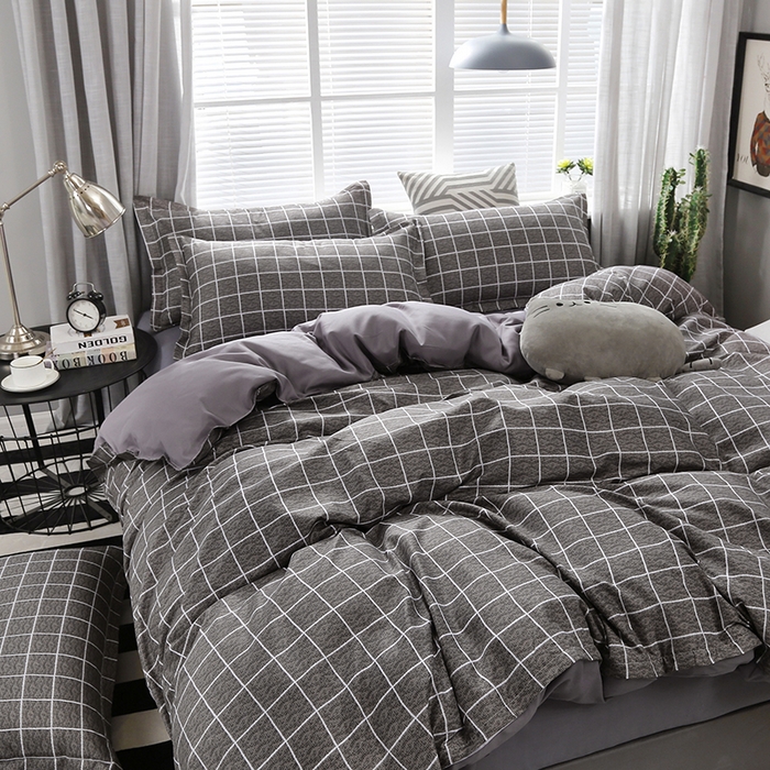 91家纺网 家纺一手货源 找家纺 卡斯诺家纺馆 2023新款芦荟棉四件套花型1 遐想