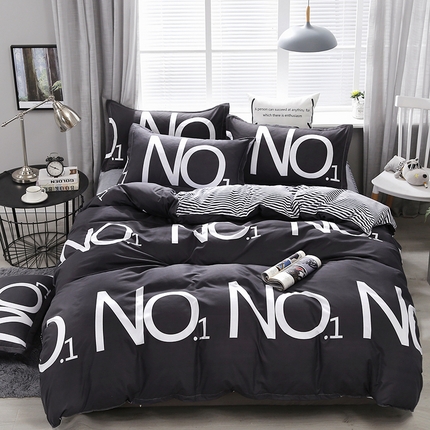 91家纺网 家纺一手货源 找家纺 （总）卡斯诺家纺馆 2023新款芦荟棉四件套花型1