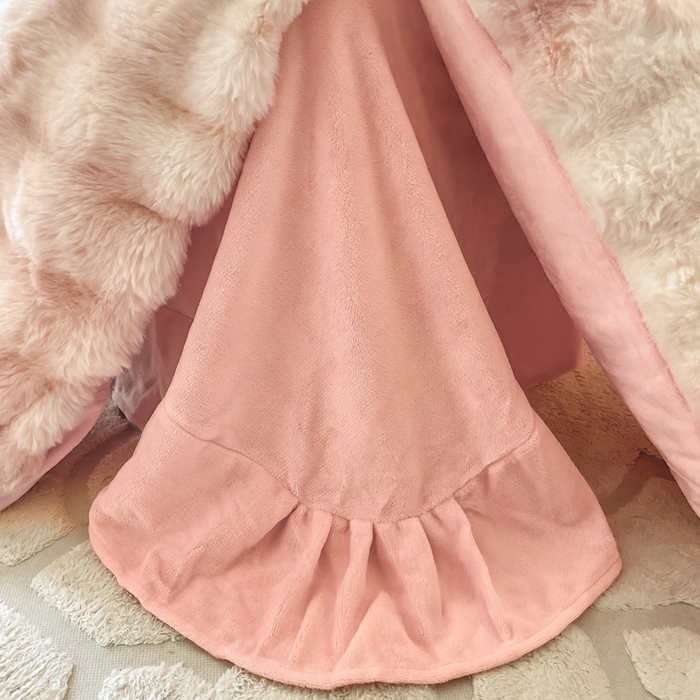 91家纺网 家纺一手货源 找家纺 慕晨 2023新款兔兔绒四件套暖冬系列 暖冬-粉