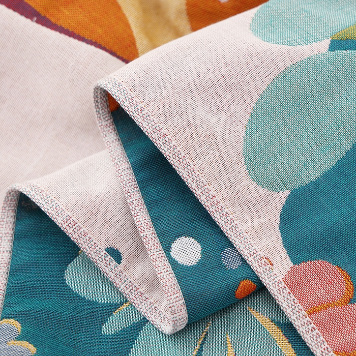 91家纺网 家纺一手货源 找家纺 朴尔家纺-毛巾被 2023新款加大浴巾纯棉四层纱布家用男女柔软不掉毛通用成人全棉洗澡大裹巾儿童卡通 80*160cm花间福鹿