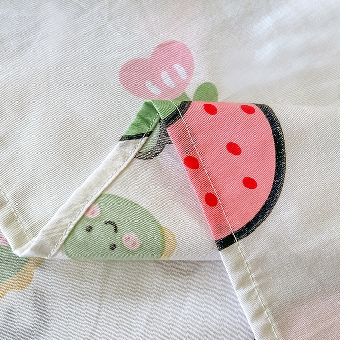 91家纺网 家纺一手货源 找家纺 绵庭家纺 2023新款12868系列全棉小清新印花单床单 恐龙贝贝