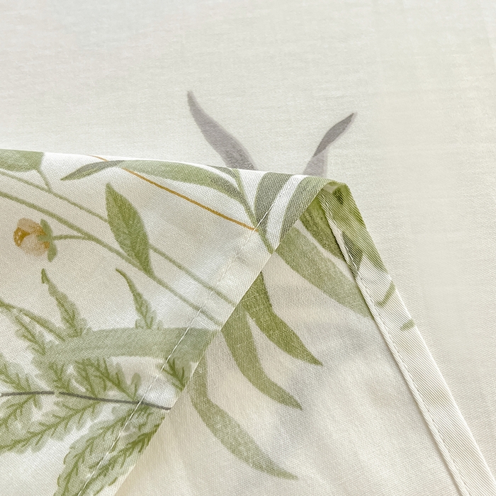 91家纺网 家纺一手货源 找家纺 绵庭家纺 2023新款12868系列全棉小清新印花单床单 清风絮语