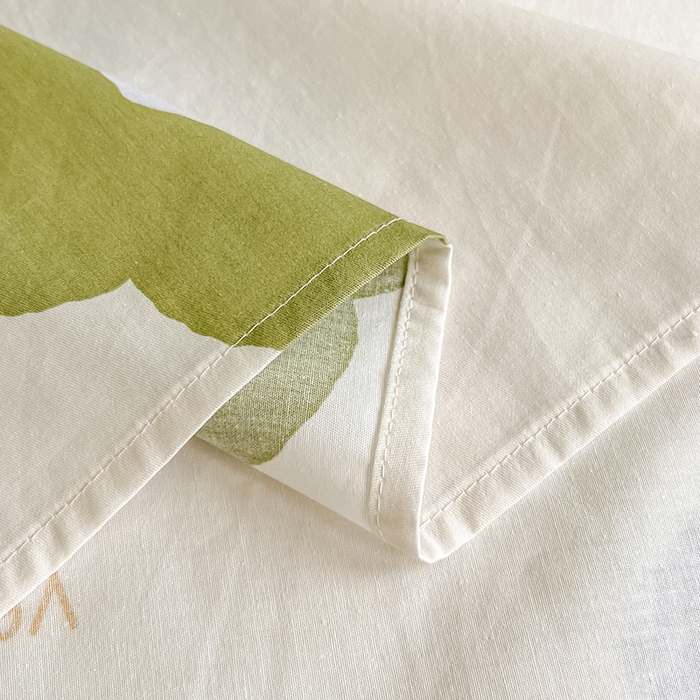 91家纺网 家纺一手货源 找家纺 绵庭家纺 2023新款12868系列全棉小清新印花单床单 皮皮兔