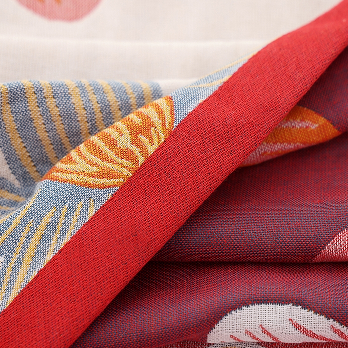 91家纺网 家纺一手货源 找家纺 朴尔家纺-毛巾被 2023新款加大浴巾纯棉四层纱布家用男女柔软不掉毛通用成人全棉洗澡大裹巾儿童卡通 80*160cm七色花