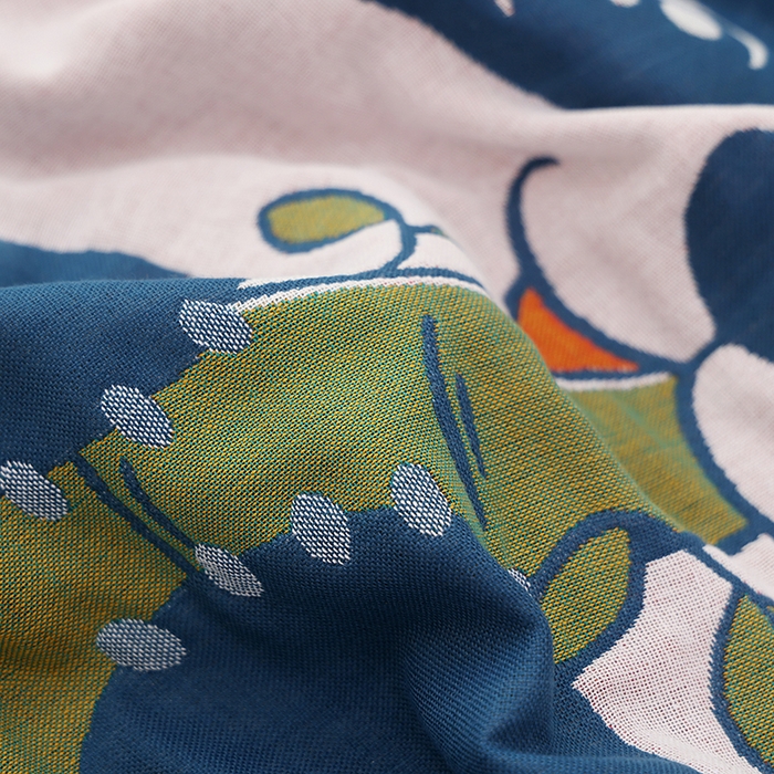 91家纺网 家纺一手货源 找家纺 朴尔家纺-毛巾被 2023新款加大浴巾纯棉四层纱布家用男女柔软不掉毛通用成人全棉洗澡大裹巾儿童卡通 80*160cm竹节萌熊