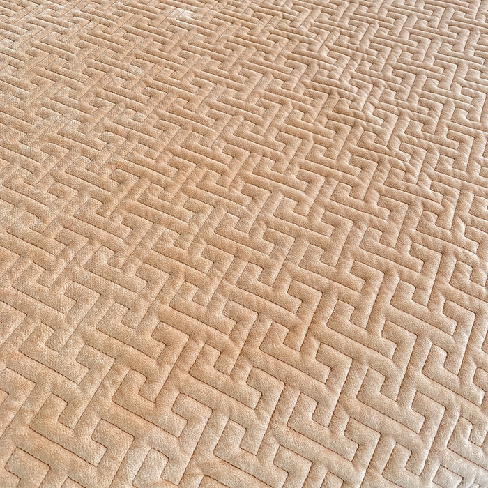 91家纺网 家纺一手货源 找家纺 恋绒家纺 2025新款高克重240克宝宝绒床盖一面绒一面棉床罩 卡其驼