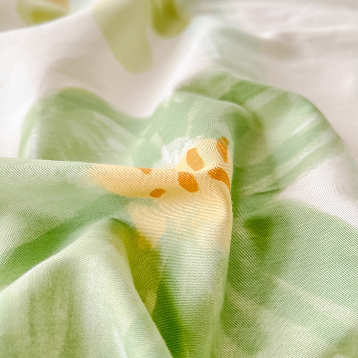 91家纺网 家纺一手货源 找家纺 绵庭家纺 2023新款12868系列全棉小清新印花单被套 半夏花语