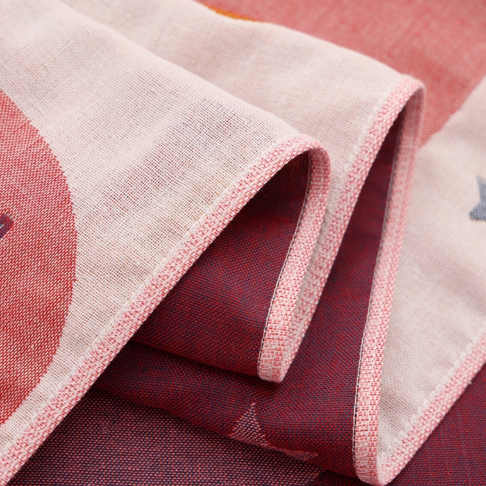 91家纺网 家纺一手货源 找家纺 朴尔家纺-毛巾被 2023新款加大浴巾纯棉四层纱布家用男女柔软不掉毛通用成人全棉洗澡大裹巾儿童卡通 80*160cm星际猫