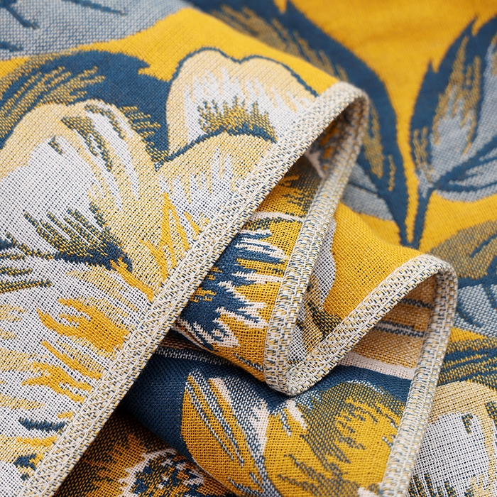 91家纺网 家纺一手货源 找家纺 朴尔家纺-毛巾被 2023新款加大浴巾纯棉四层纱布家用男女柔软不掉毛通用成人全棉洗澡大裹巾儿童卡通 80*160cm玉兰花开