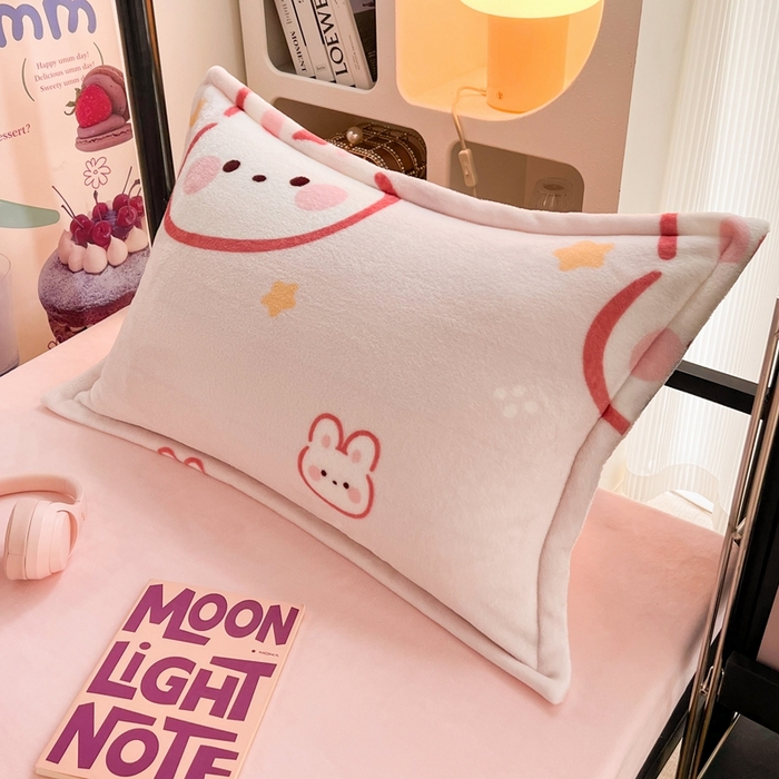 91家纺网 家纺一手货源 找家纺 （总）川悦生活 2023新款高克重宿舍牛奶绒三件套四件套