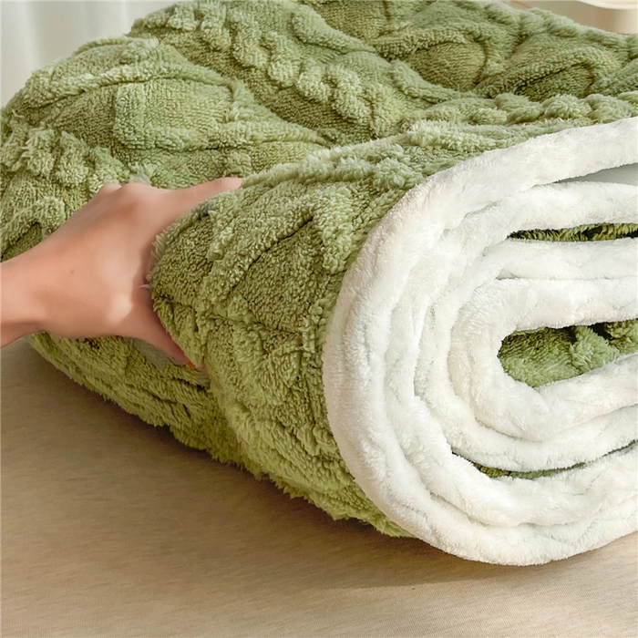 91家纺网 家纺一手货源 找家纺 喜居 2023新款塔芙绒床垫薄床垫子床褥子床护垫 果绿