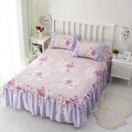 91家纺网 家纺一手货源 找家纺 （总）爱妮玖玖家纺 2023春夏新款韩式单层床裙