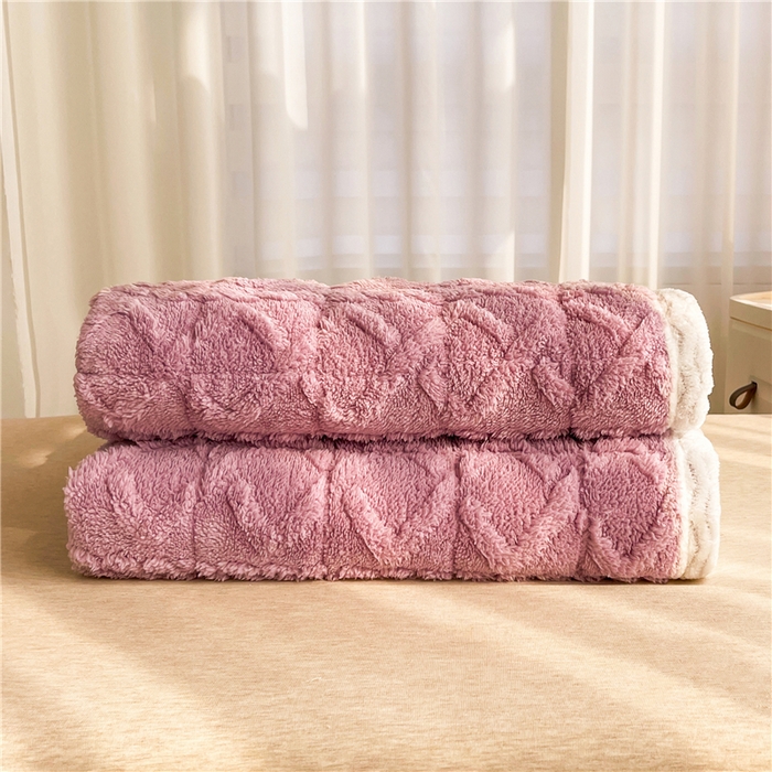 91家纺网 家纺一手货源 找家纺 喜居 2023新款塔芙绒床垫薄床垫子床褥子床护垫 浪漫紫