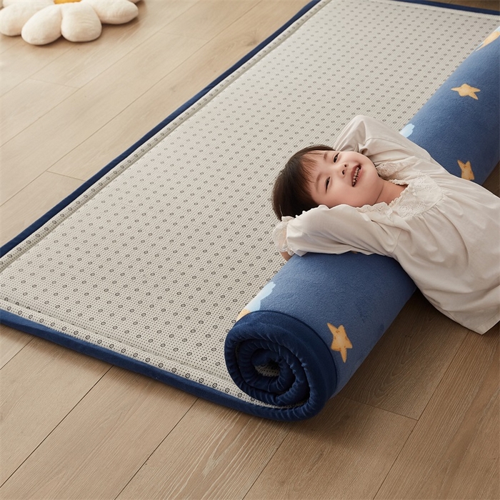 91家纺网 家纺一手货源 找家纺 锦丝钰床垫 2023新款卡通多功能榻榻米床垫地垫 星空月