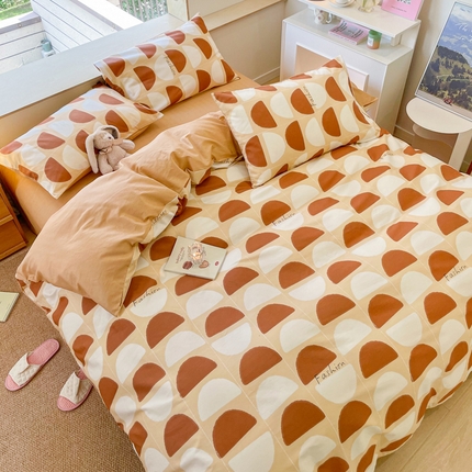 91家纺网 家纺一手货源 找家纺 （总）芊寻 2024新款全棉13372田园风印花系列单被套