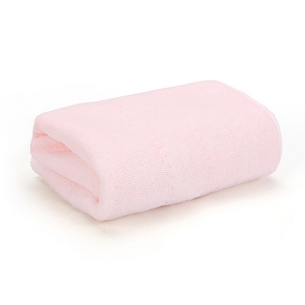 爱尔康 2023新款天然乳胶毛巾 粉色 25*60