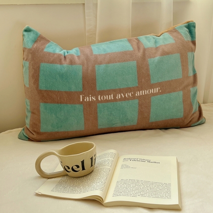 91家纺网 家纺一手货源 找家纺 （总）桃喜 2024新款牛奶绒纯色混搭系列单枕套