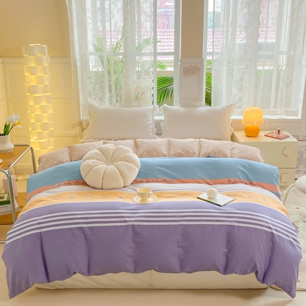 91家纺网 家纺一手货源 找家纺 朵安家纺 2024新款12868全棉单被套系列 米洛克斯