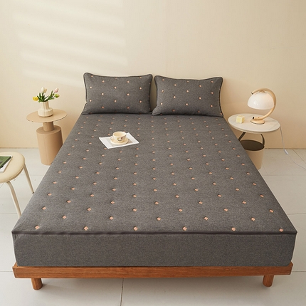 91家纺网 家纺一手货源 找家纺 （总）纤雅床笠 2024新款纯棉水洗棉大豆全包床笠--梵宝