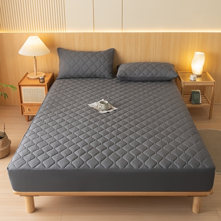 91家纺网 家纺一手货源 找家纺 （总）衿成家纺 2025新款纯色加棉防水大豆纤维床笠