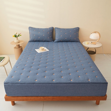 91家纺网 家纺一手货源 找家纺 （总）纤雅床笠 2024新款纯棉水洗棉大豆全包床笠--梵宝