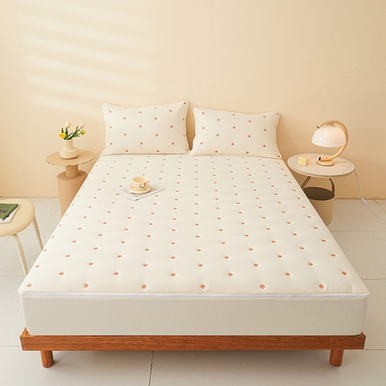 91家纺网 家纺一手货源 找家纺 （总）纤雅床笠 2024新款纯棉水洗棉大豆全包床笠--梵宝