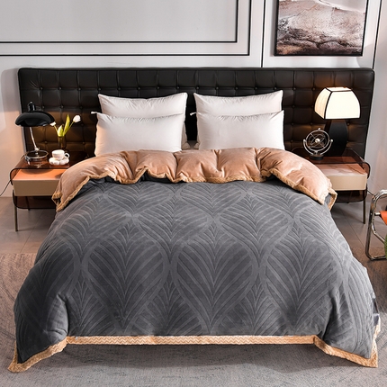 91家纺网 家纺一手货源 找家纺 （总）馨梦缘 2025新款牛奶绒大包边单被套