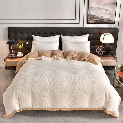 91家纺网 家纺一手货源 找家纺 （总）馨梦缘 2025新款牛奶绒大包边单被套