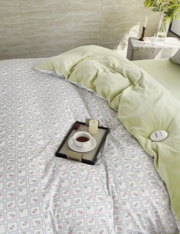 91家纺网 家纺一手货源 找家纺 （总）洋铭区（原狠狠爱） 2023新款棉加绒四件套