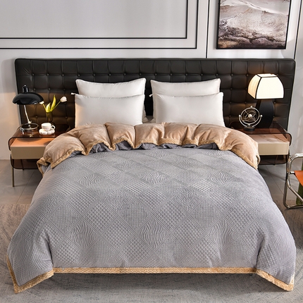 91家纺网 家纺一手货源 找家纺 （总）馨梦缘 2025新款牛奶绒大包边单被套