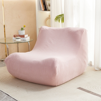 91家纺网 家纺一手货源 找家纺 丝绮鹿 2023新款爆米花懒人毛毛虫沙发套 玉米粒 暗粉