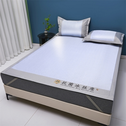 91家纺网 家纺一手货源 找家纺 （总）鑫姿席业 2025新款5A抗菌冰丝凉席系列