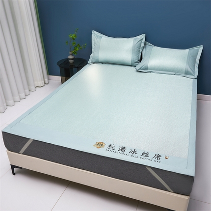 91家纺网 家纺一手货源 找家纺 （总）鑫姿席业 2025新款5A抗菌冰丝凉席系列