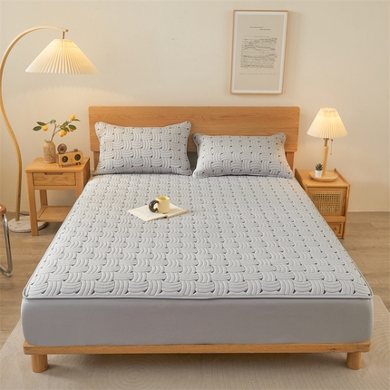 91家纺网 家纺一手货源 找家纺 （总）纤雅床笠 2024新款水洗棉新疆棉花床笠