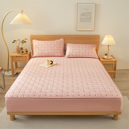 91家纺网 家纺一手货源 找家纺 （总）纤雅床笠 2024新款水洗棉新疆棉花床笠