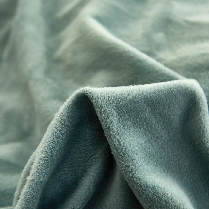 91家纺网 家纺一手货源 找家纺 丝绮鹿 2023新款懒人毛毛虫沙发套套毛绒款 青色