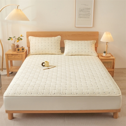 91家纺网 家纺一手货源 找家纺 （总）纤雅床笠 2024新款水洗棉新疆棉花床笠