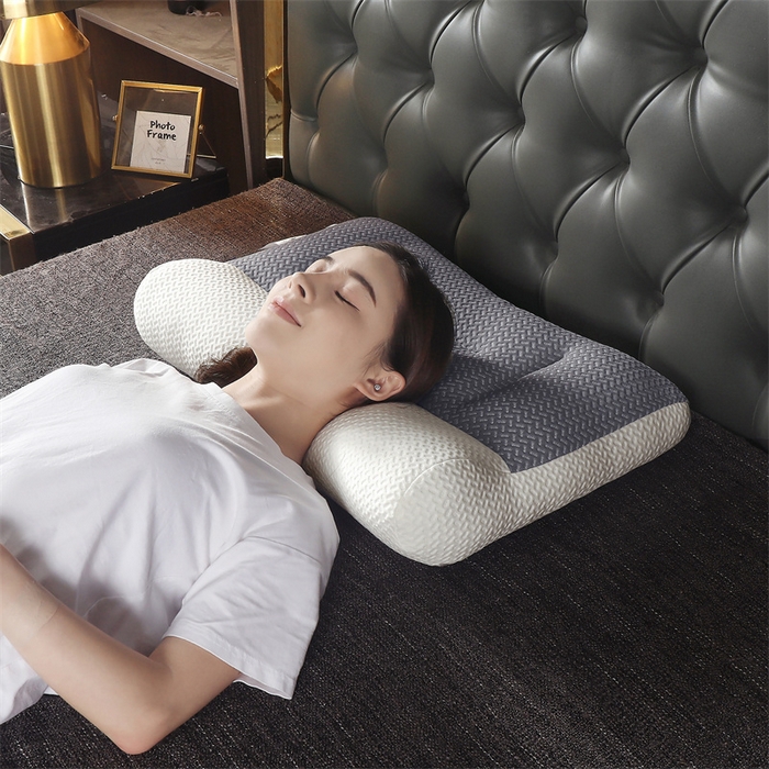 91家纺网 家纺一手货源 找家纺 （总）大熊枕芯 2023新款针织棉反牵引枕枕皮枕壳枕套枕头枕芯