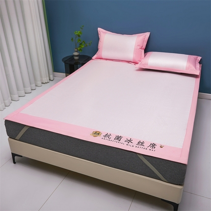 91家纺网 家纺一手货源 找家纺 （总）鑫姿席业 2025新款5A抗菌冰丝凉席系列