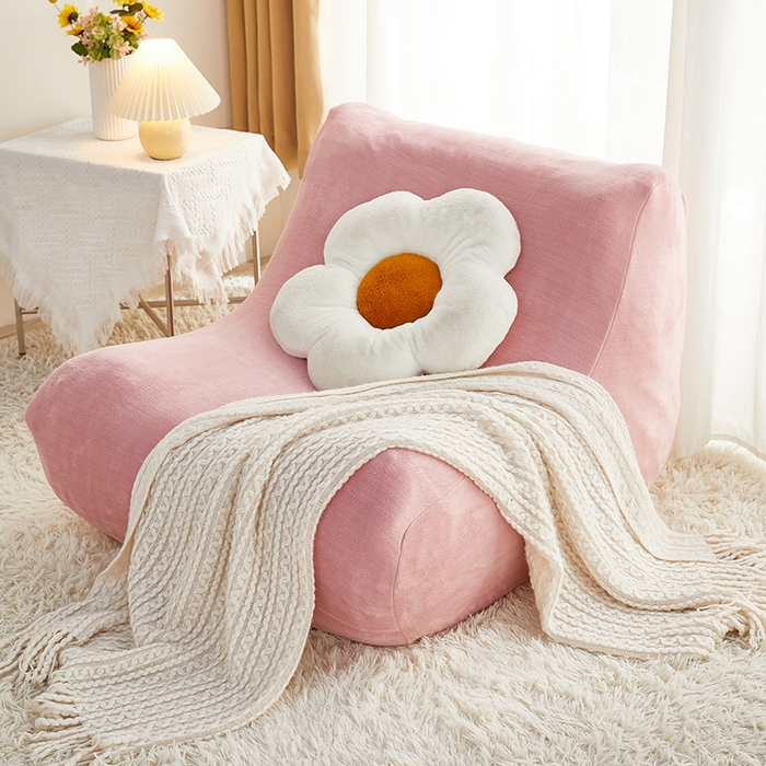 91家纺网 家纺一手货源 找家纺 （总）丝绮鹿 2023新款懒人毛毛虫沙发套套毛绒款