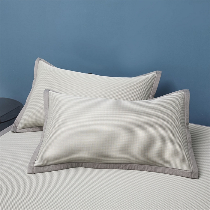 91家纺网 家纺一手货源 找家纺 鑫姿席业 2025新款抗菌冰激凌凉感丝冰丝席系列 冰激凌-烟灰