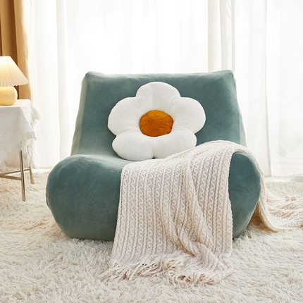 91家纺网 家纺一手货源 找家纺 （总）丝绮鹿 2023新款懒人毛毛虫沙发套套毛绒款