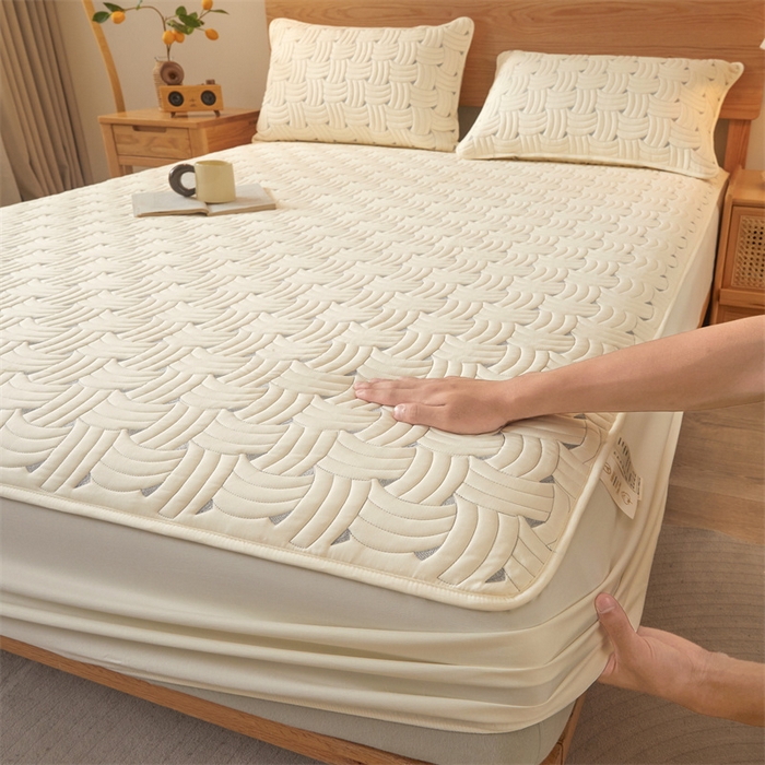 91家纺网 家纺一手货源 找家纺 （总）纤雅床笠 2024新款水洗棉新疆棉花床笠