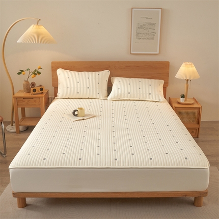 91家纺网 家纺一手货源 找家纺 （总）纤雅床笠 2024新款水洗棉新疆棉花床笠