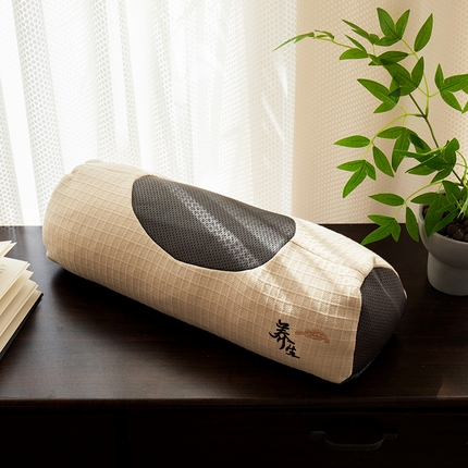 皇皇冠之家枕芯 2024新款纯荞麦养生枕 黄色20*55cm